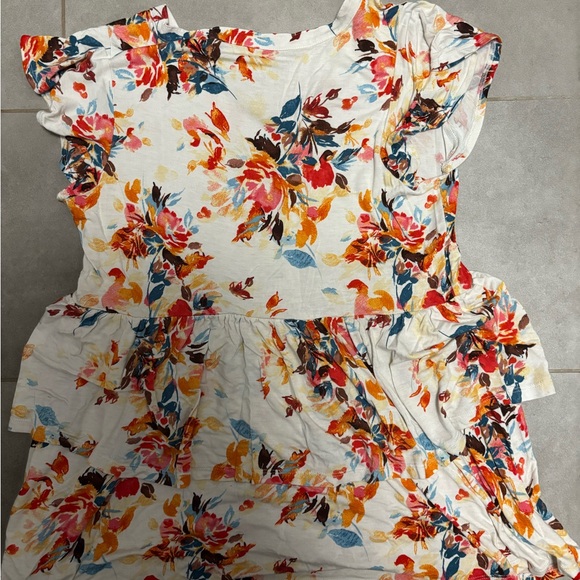 Torrid Multicolor Floral Ruffle Blouse - Picture 3 of 3